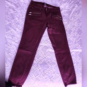Torrid Maroon Skinny Jeans